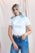 Petra Petrova-İnci İ̇şleme Detaylı Saten Blüz-Top-1-roqelvaxirum.shop