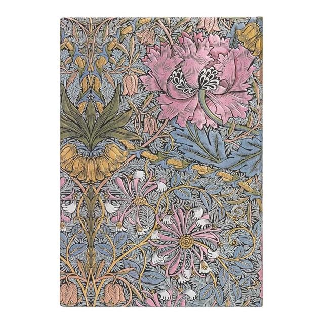 Paperblanks Morris Pink Honeysuckle Sert Kapak 13X28 144 Sayfa 120 Gr Çizgili Defter Pb9385-5