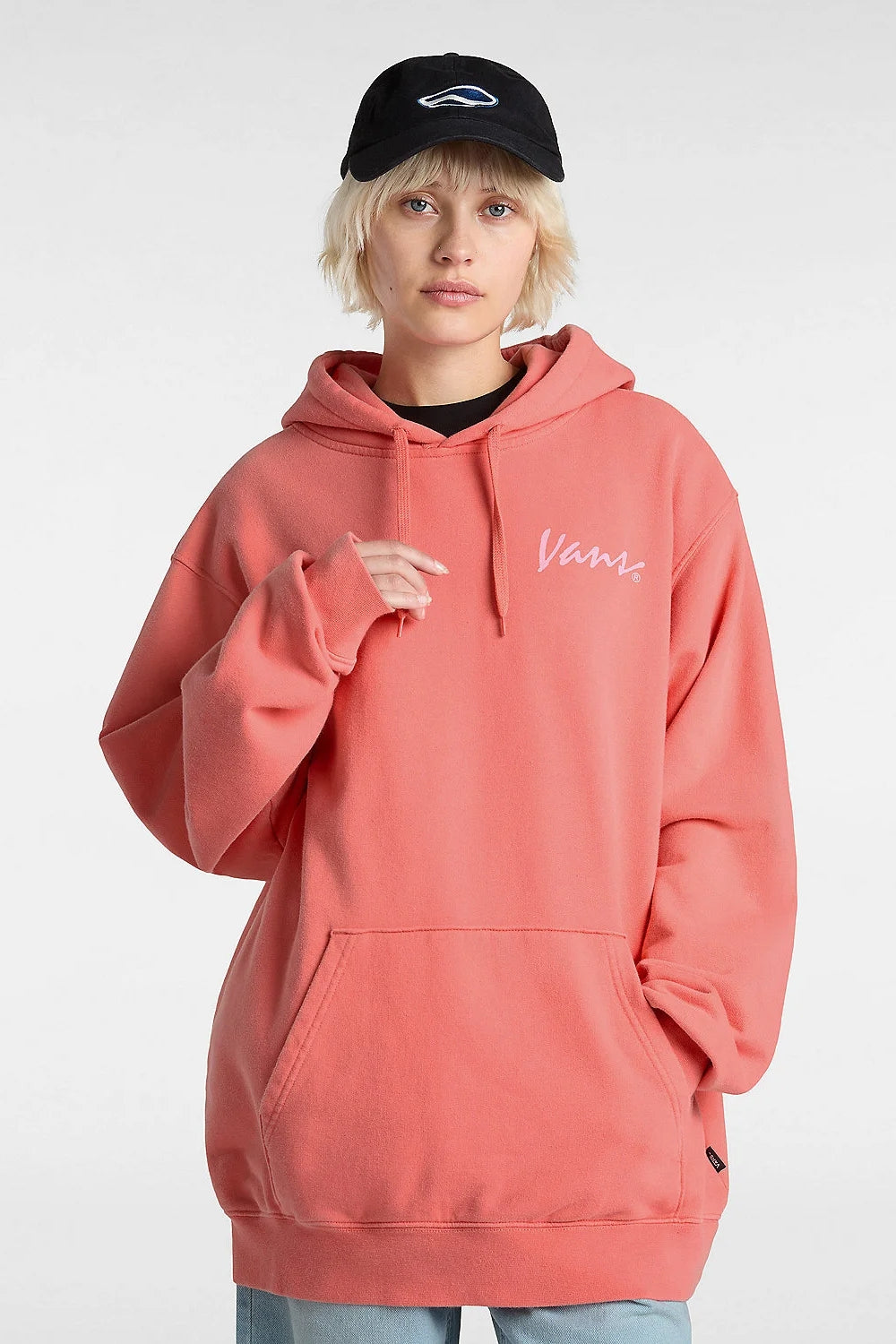 Vans-66 Baked In Loose Fit Porcelain Rose-Sweatshirts & Hoodies-3-roqelvaxirum.shop