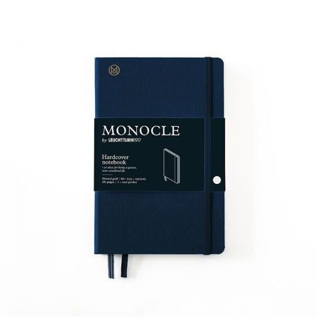 Leuchtturm1917 X Monocle Limited Edition Defter B6, Sert Kapak, 192 Noktalı Sayfa Navy 363358