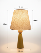 Lumiana-Minoa Masa Lambası-Hardal-Masa Lambası-6-roqelvaxirum.shop
