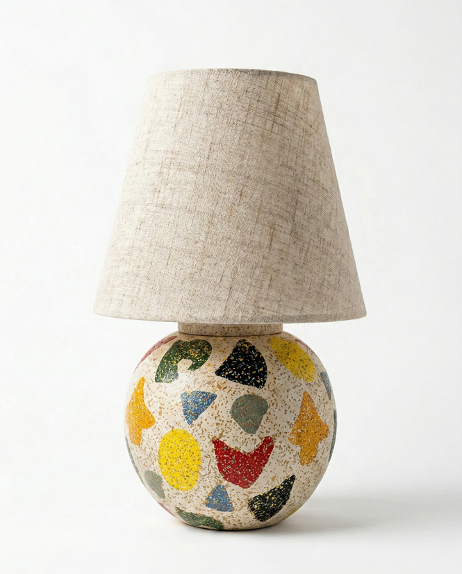 Lumiana-Spring Seramik Abajur-Masa Lambası-2-roqelvaxirum.shop