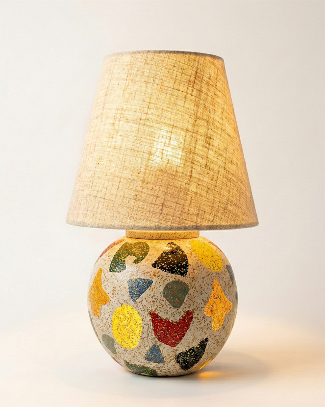 Lumiana-Spring Seramik Abajur-Masa Lambası-1-roqelvaxirum.shop