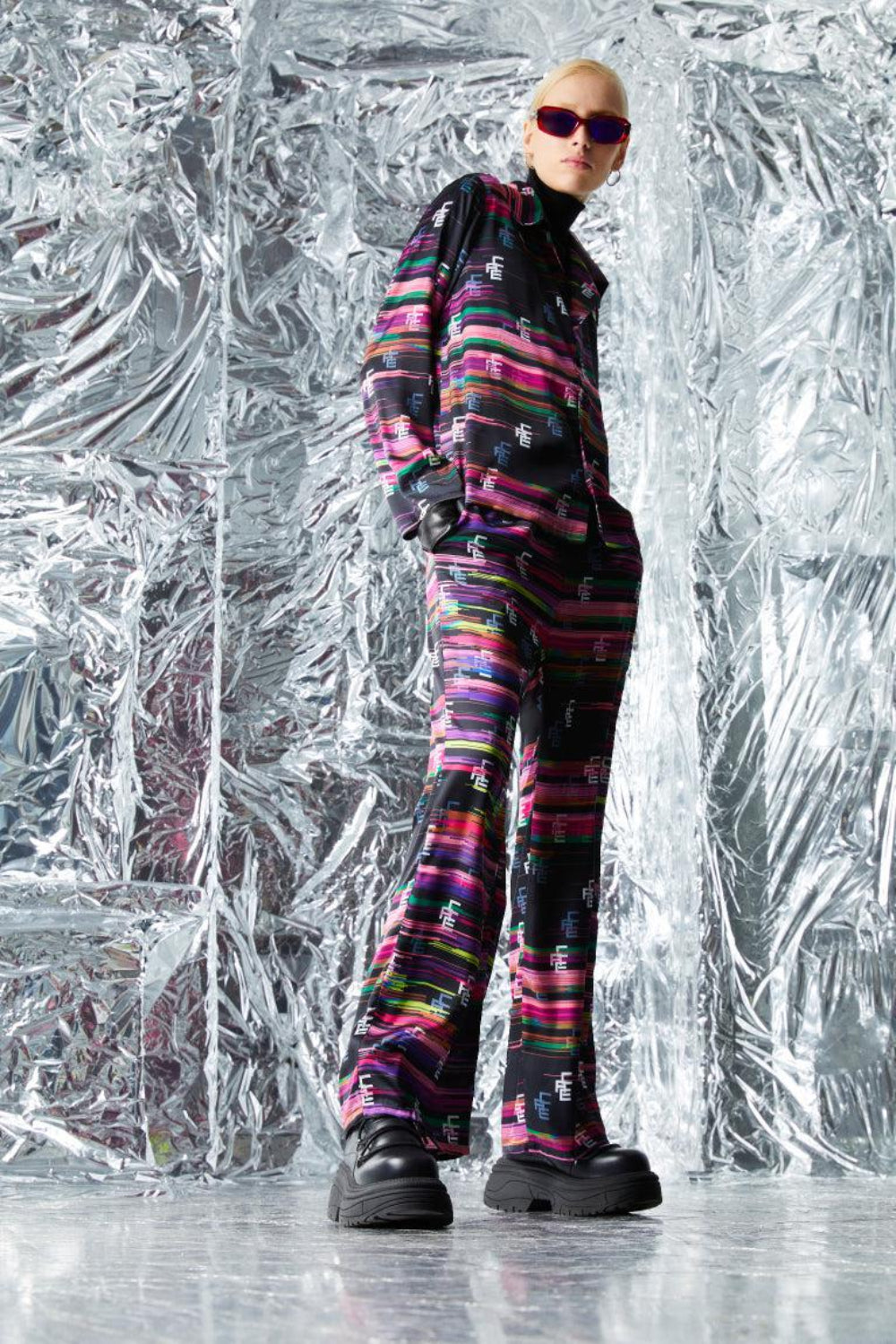 Ace Nayman-Caroline Multicolor Pajama Shirt-Gömlek-1-roqelvaxirum.shop