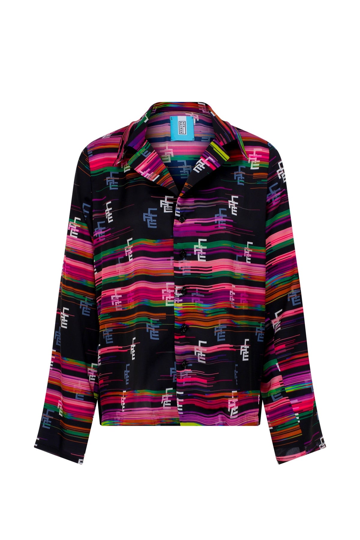 Ace Nayman-Caroline Multicolor Pajama Shirt-Gömlek-3-roqelvaxirum.shop