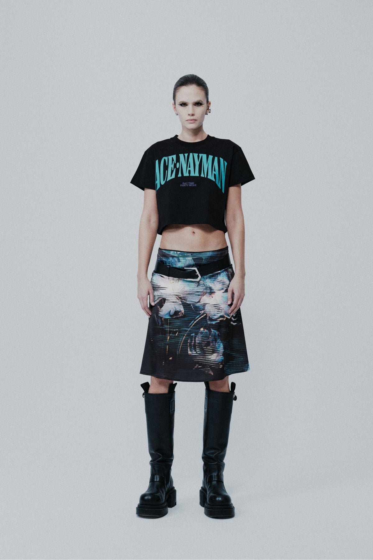 Ace Nayman-Dustin Logo T Shirt-3-roqelvaxirum.shop