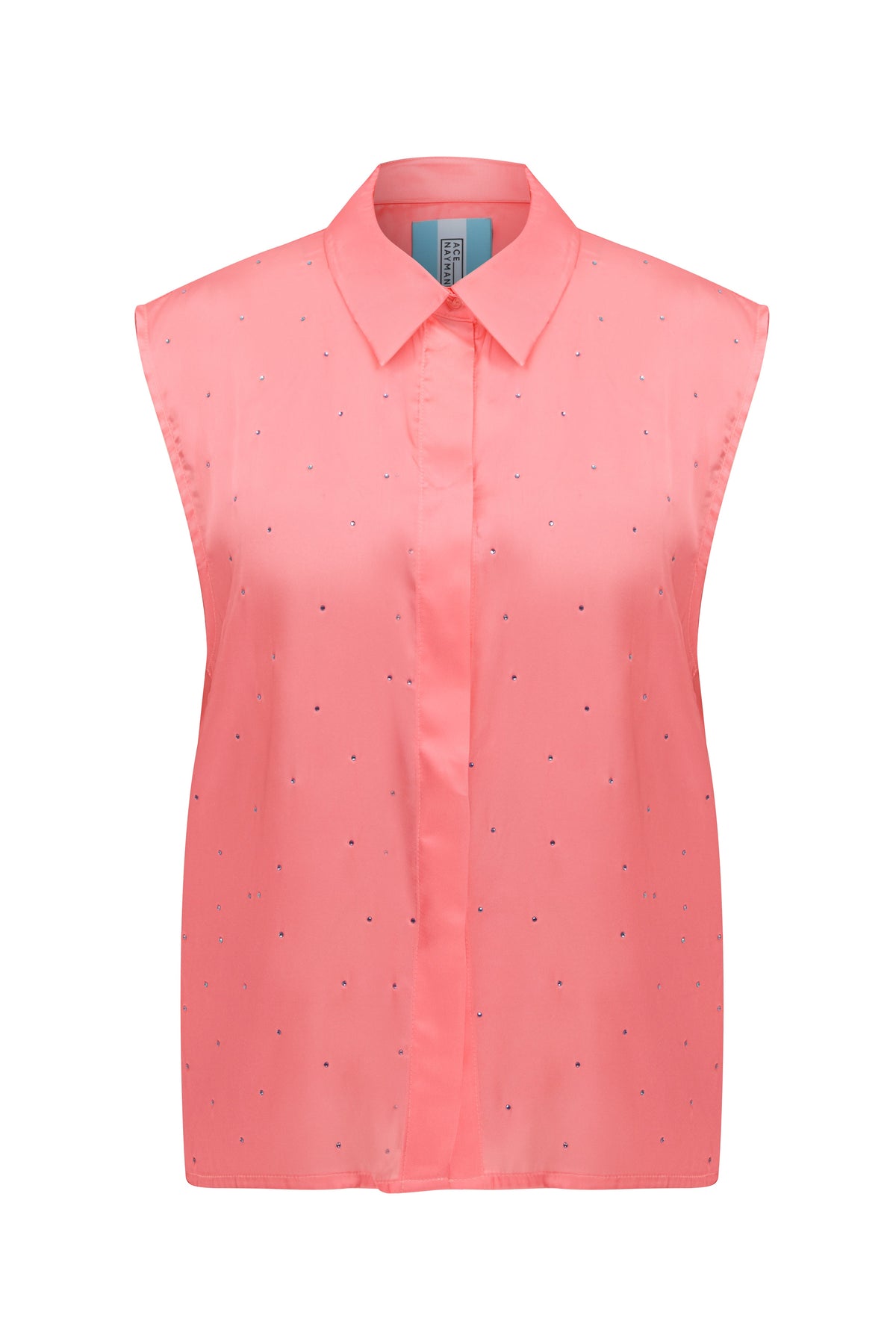 Ace Nayman-Esme Rhinestone Shirt-Gömlek-2-roqelvaxirum.shop