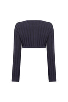 Ace Nayman-Gabi Knitted Crop Sweater-Kazak & Triko-3-roqelvaxirum.shop