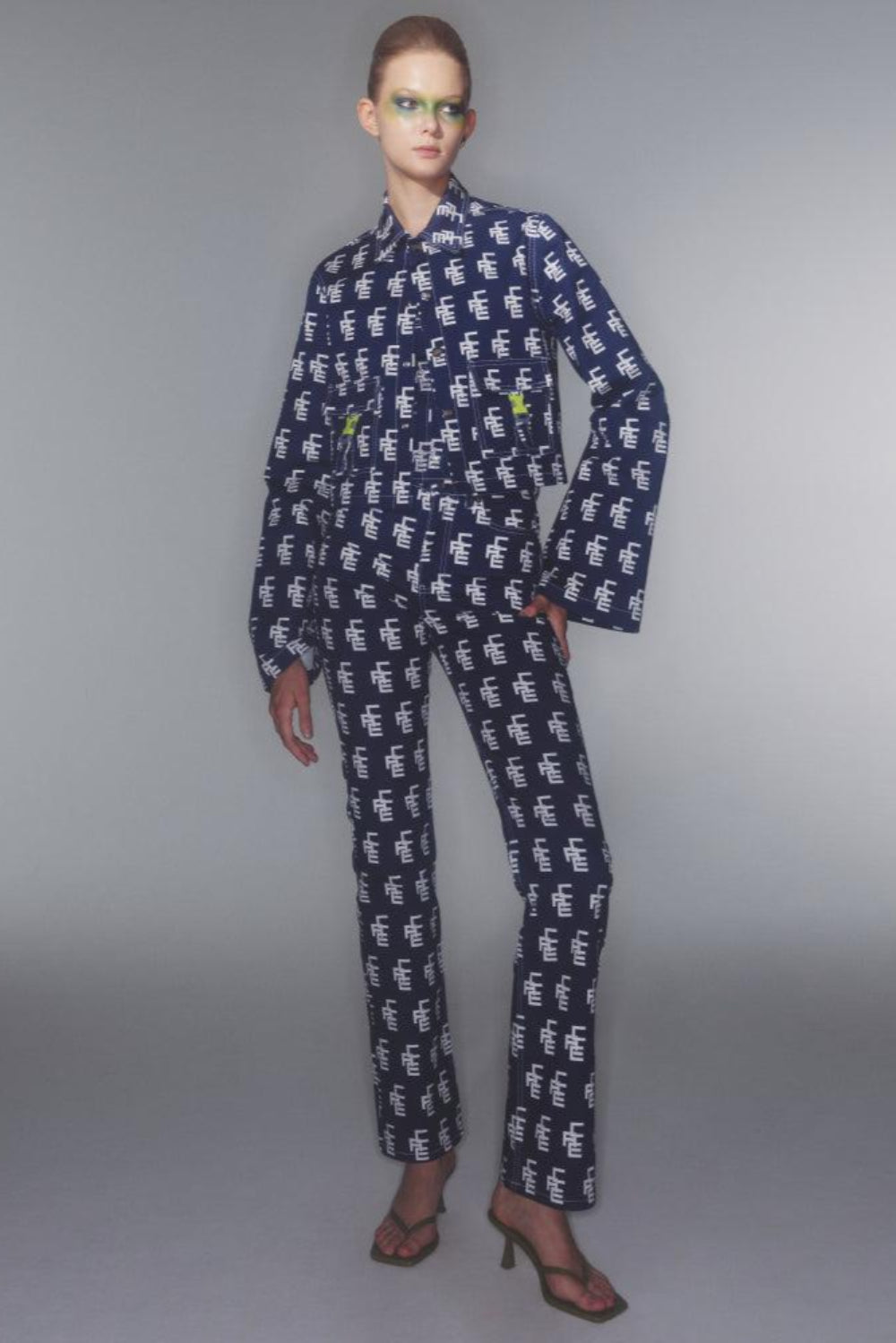 Ace Nayman-Jane Monogram Pants-Pantolon-1-roqelvaxirum.shop
