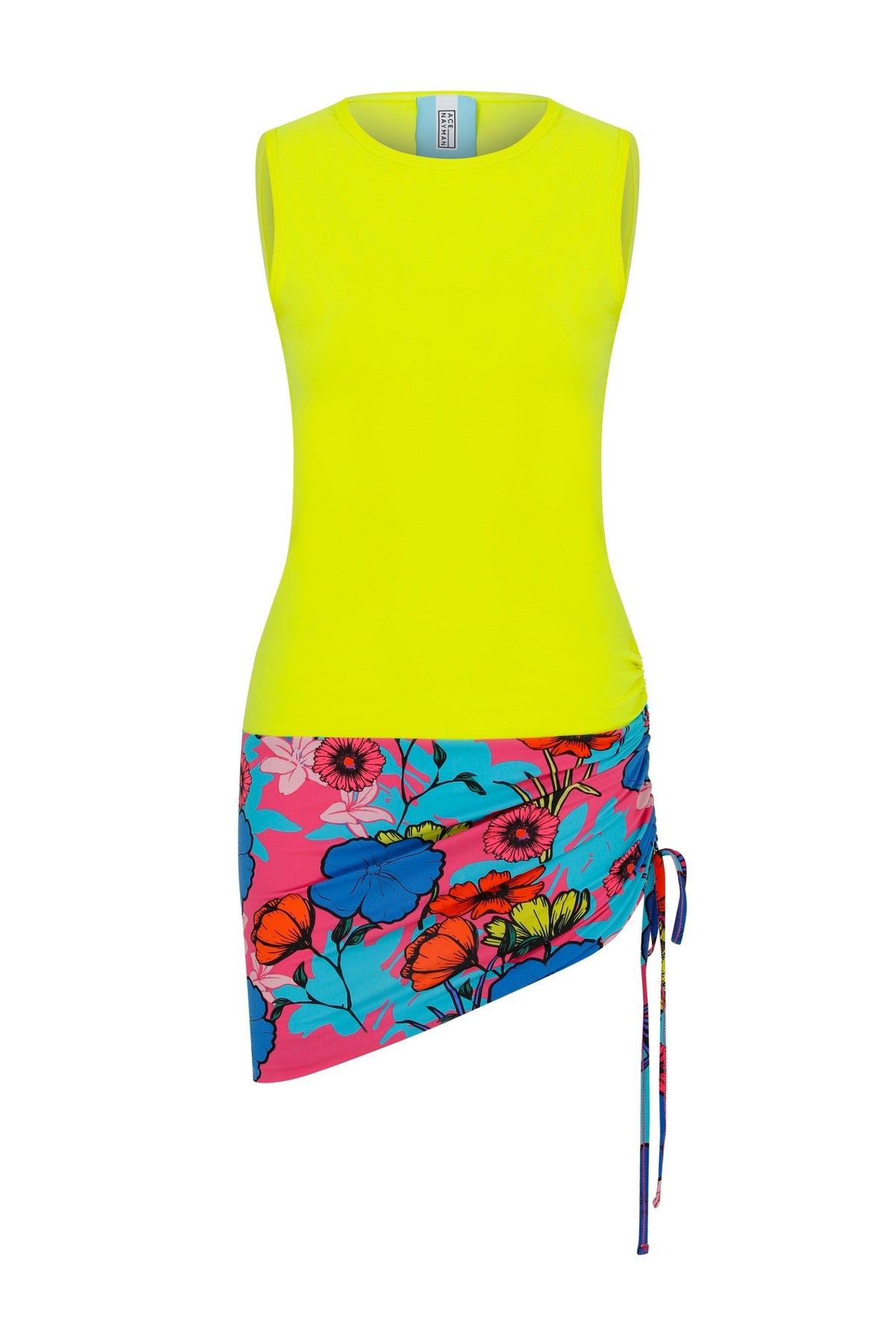 Ace Nayman-Joyce Multicolor Dress-Elbise-2-roqelvaxirum.shop