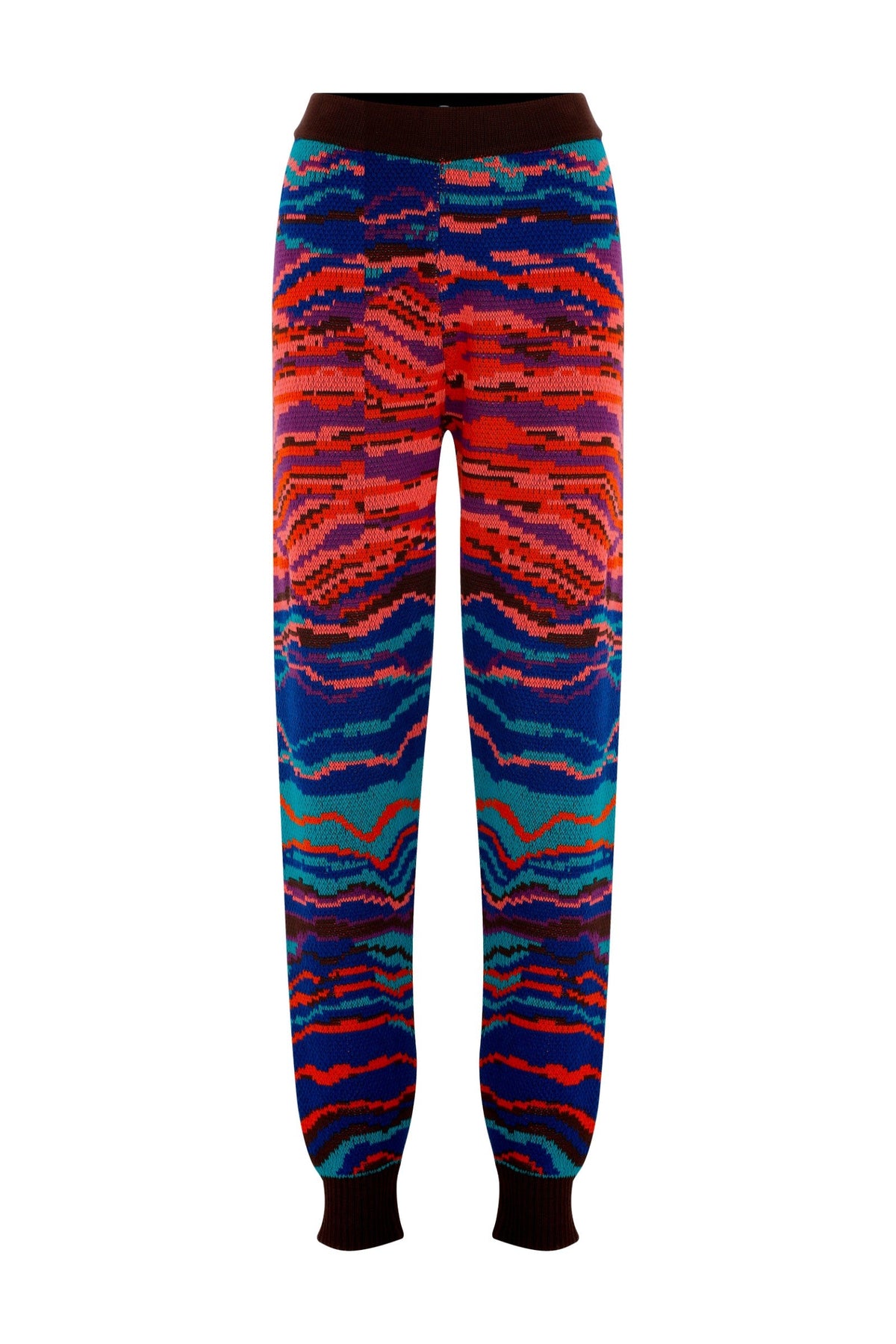 Ace Nayman-Leah Multicolor Knitted Pants-Pantolon-1-roqelvaxirum.shop
