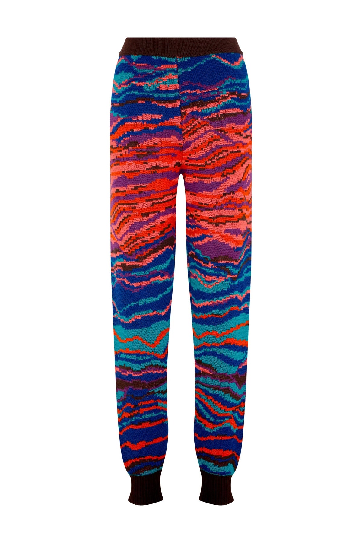 Ace Nayman-Leah Multicolor Knitted Pants-Pantolon-2-roqelvaxirum.shop