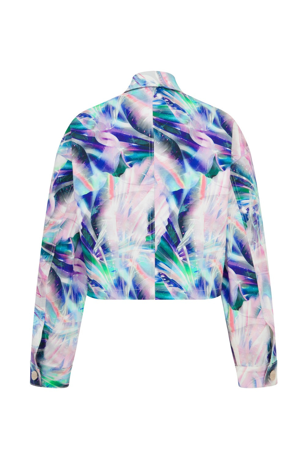 Ace Nayman-Lori Printed Denim Jacket-Ceket-3-roqelvaxirum.shop