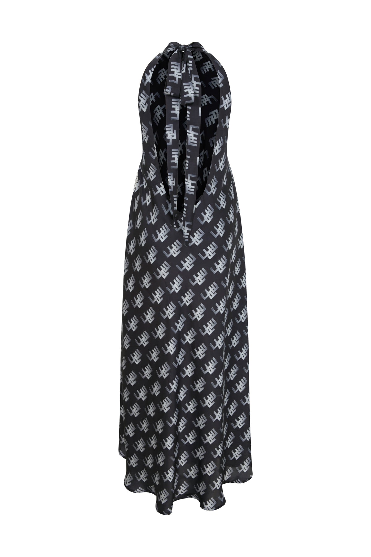 Ace Nayman-Morgan Monogram Dress-Elbise-4-roqelvaxirum.shop