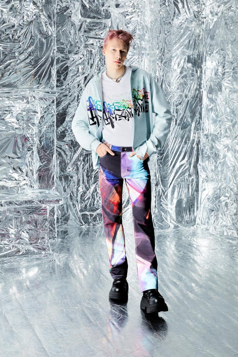 Ace Nayman-Oliver Multicolor Pants-Pantolon-3-roqelvaxirum.shop