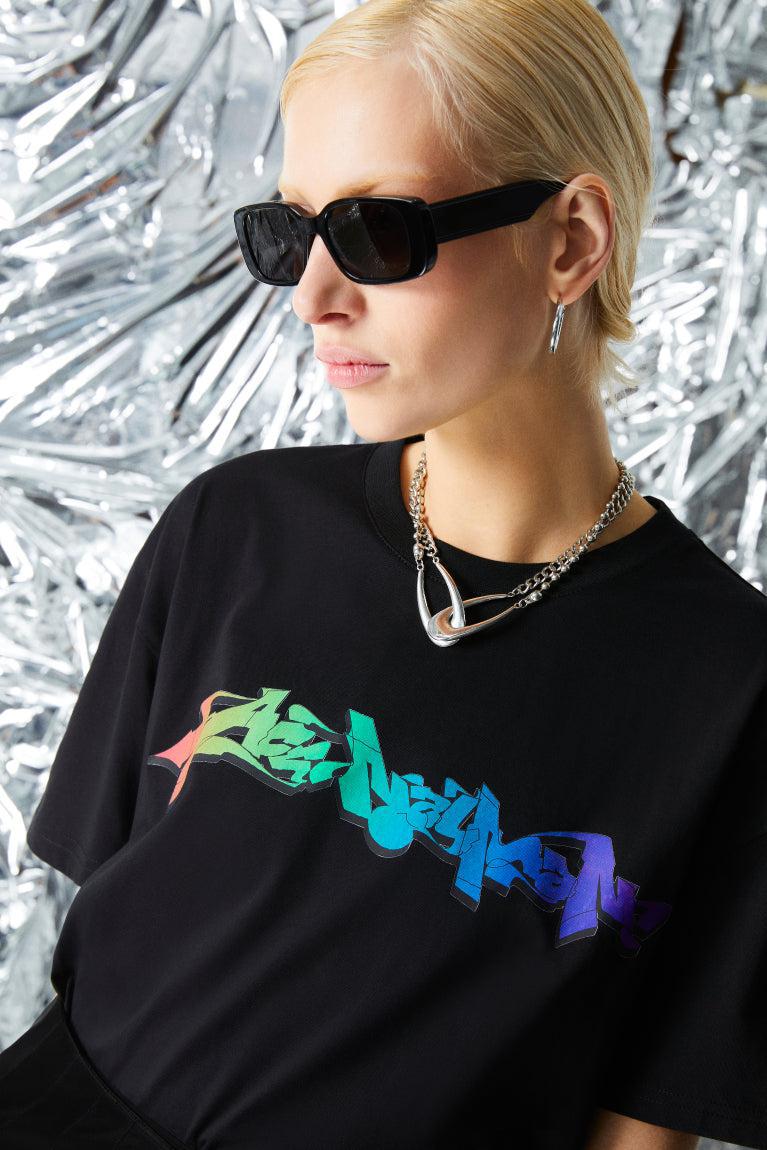 Ace Nayman-Rosalie Black T Shirt-T-Shirts-2-roqelvaxirum.shop