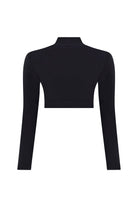 Ace Nayman-Theresa Black Crop Top-Crop Top-3-roqelvaxirum.shop
