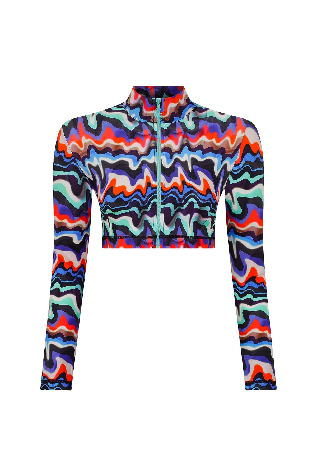 Ace Nayman-Theresa Multicolor Crop Top-Crop Top-2-roqelvaxirum.shop