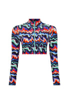 Ace Nayman-Theresa Multicolor Crop Top-Crop Top-2-roqelvaxirum.shop