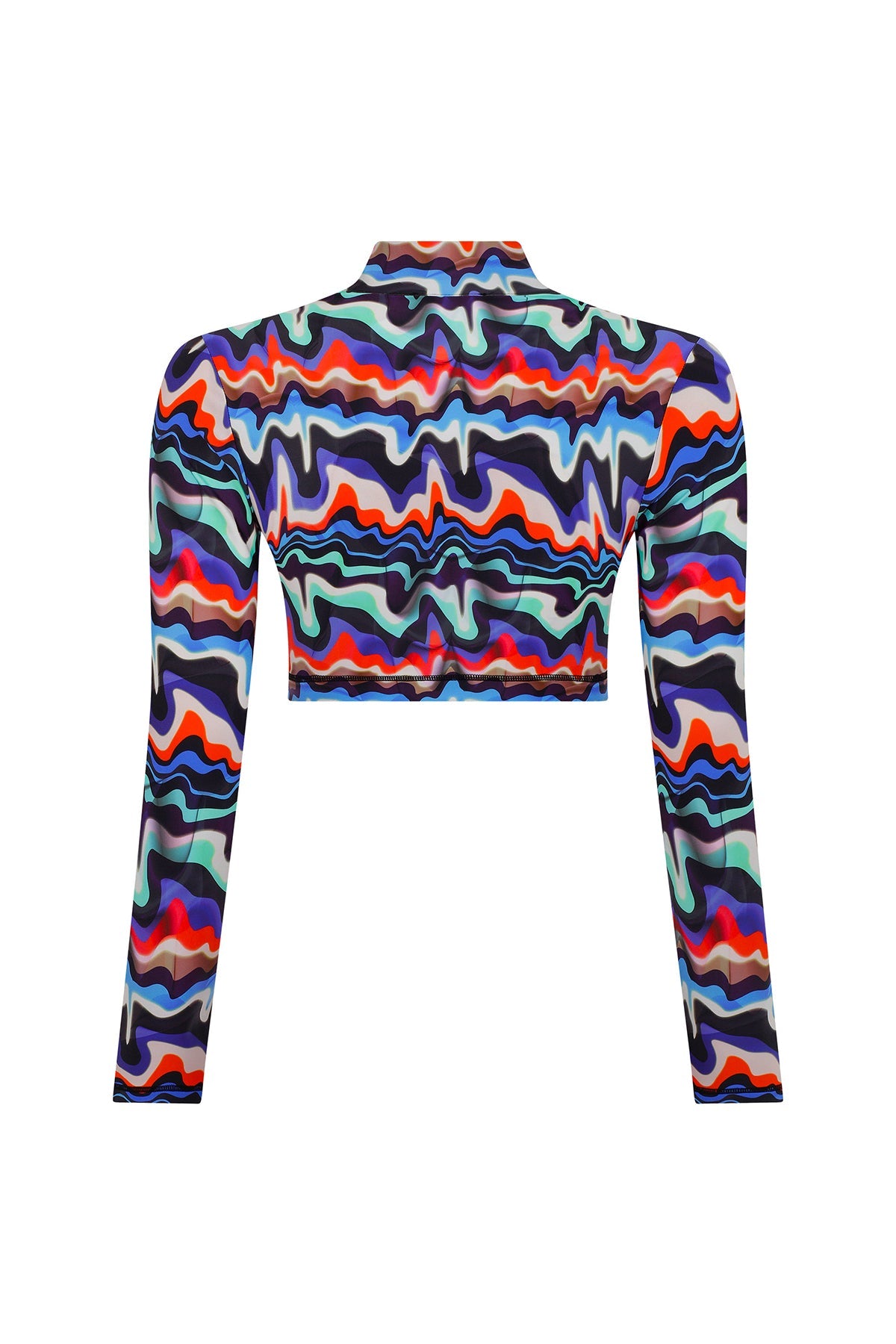 Ace Nayman-Theresa Multicolor Crop Top-Crop Top-3-roqelvaxirum.shop