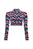Ace Nayman-Theresa Multicolor Crop Top-Crop Top-3-roqelvaxirum.shop