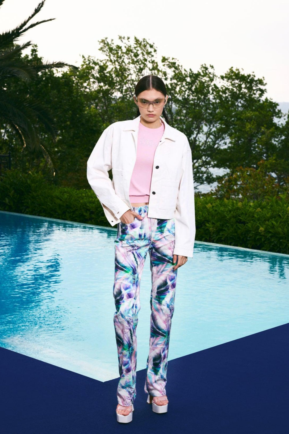 Ace Nayman-Tiger Printed Denim Jacket-Ceket-1-roqelvaxirum.shop