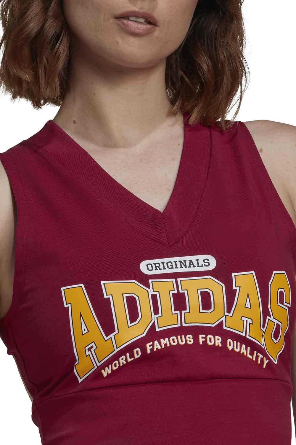 Adidas-Cropped Bodycon V Legbur-Spor Üstü-4-roqelvaxirum.shop