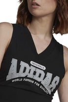 Adidas-Cropped Bodycon V-Spor Üstü-4-roqelvaxirum.shop