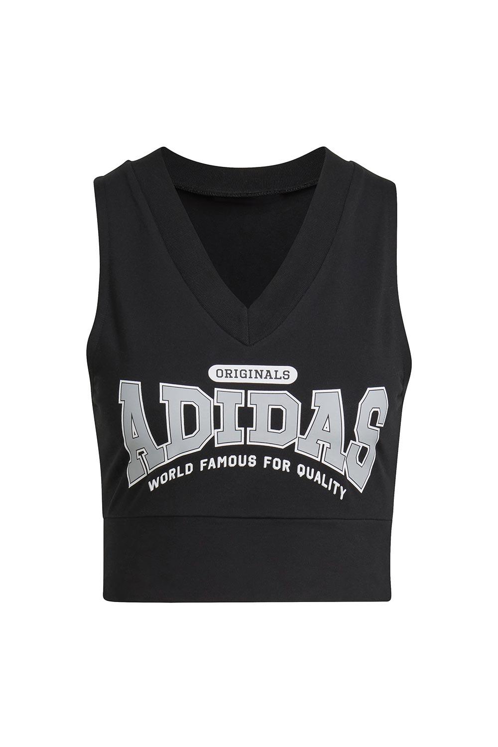 Adidas-Cropped Bodycon V-Spor Üstü-7-roqelvaxirum.shop
