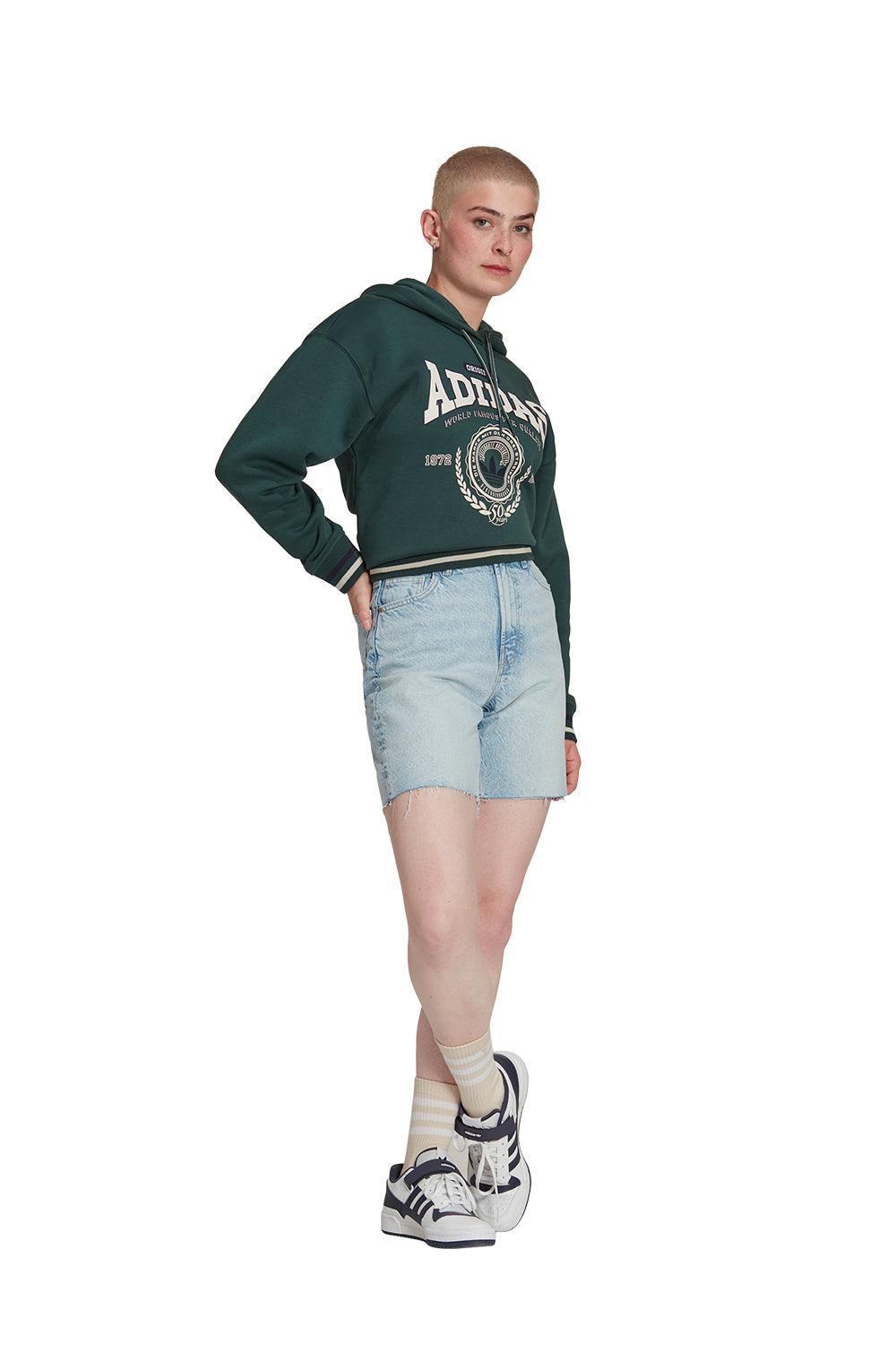 Adidas-Hoodie Mineral Green-Sweatshirts & Hoodies-4-roqelvaxirum.shop