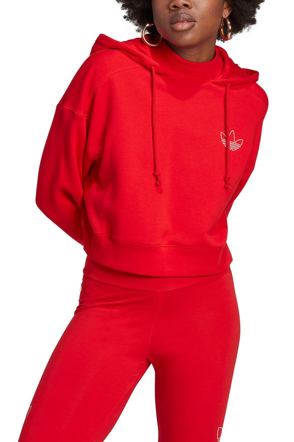 Adidas-Hoodie Vivid Red-Sweatshirts & Hoodies-3-roqelvaxirum.shop