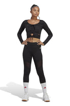 Adidas-Training Dance Long Sleeve Tee-Spor Üstü-4-roqelvaxirum.shop