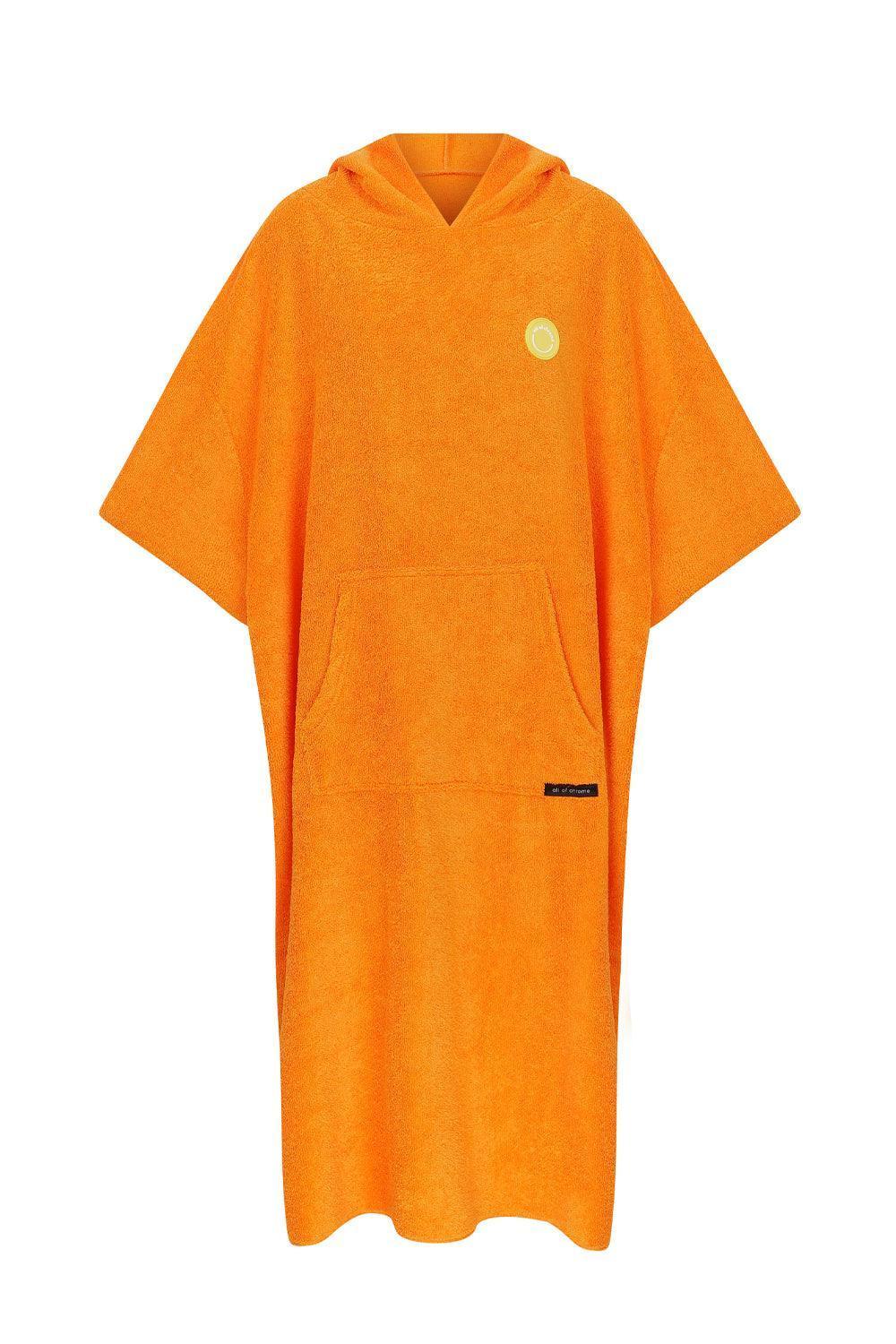 All Of Chrome-Basic Orange Poncho-Panço-1-roqelvaxirum.shop