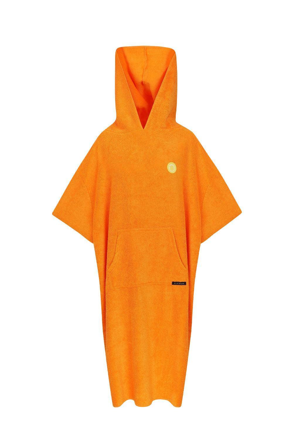 All Of Chrome-Basic Orange Poncho-Panço-2-roqelvaxirum.shop