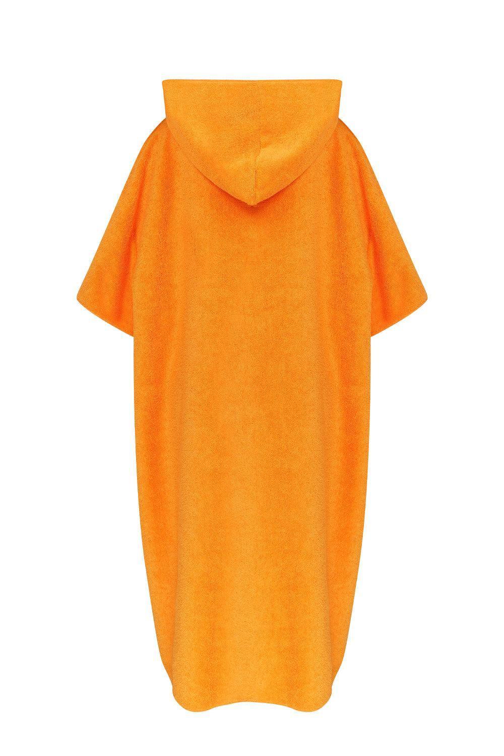 All Of Chrome-Basic Orange Poncho-Panço-3-roqelvaxirum.shop