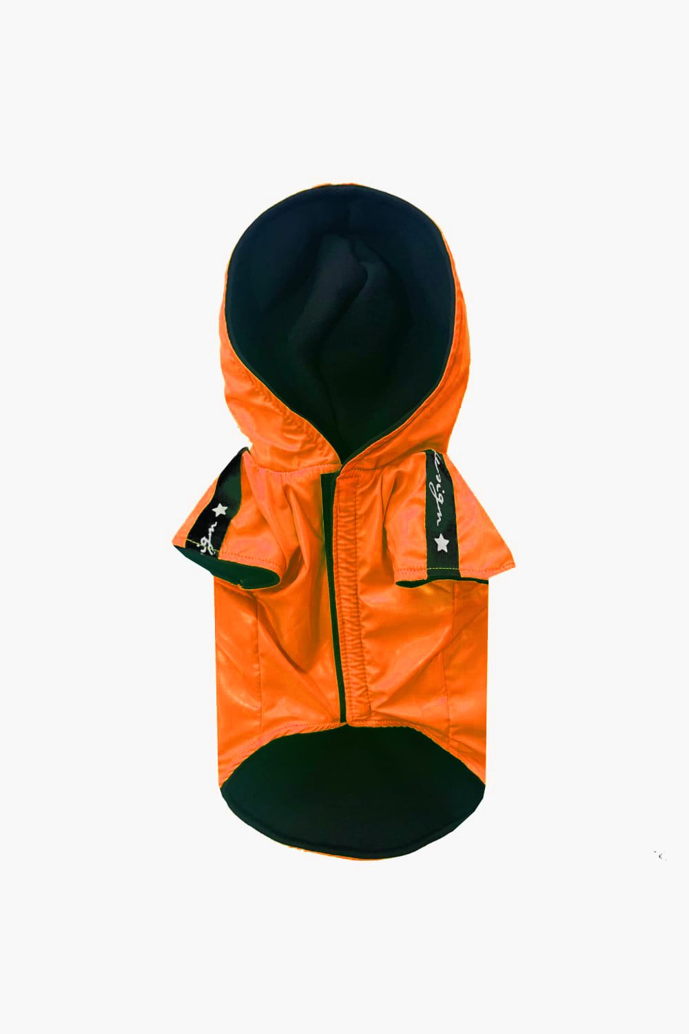 Alphadog Design-Flash Orange Neon Pet Yağmurluk-Köpek-2-roqelvaxirum.shop