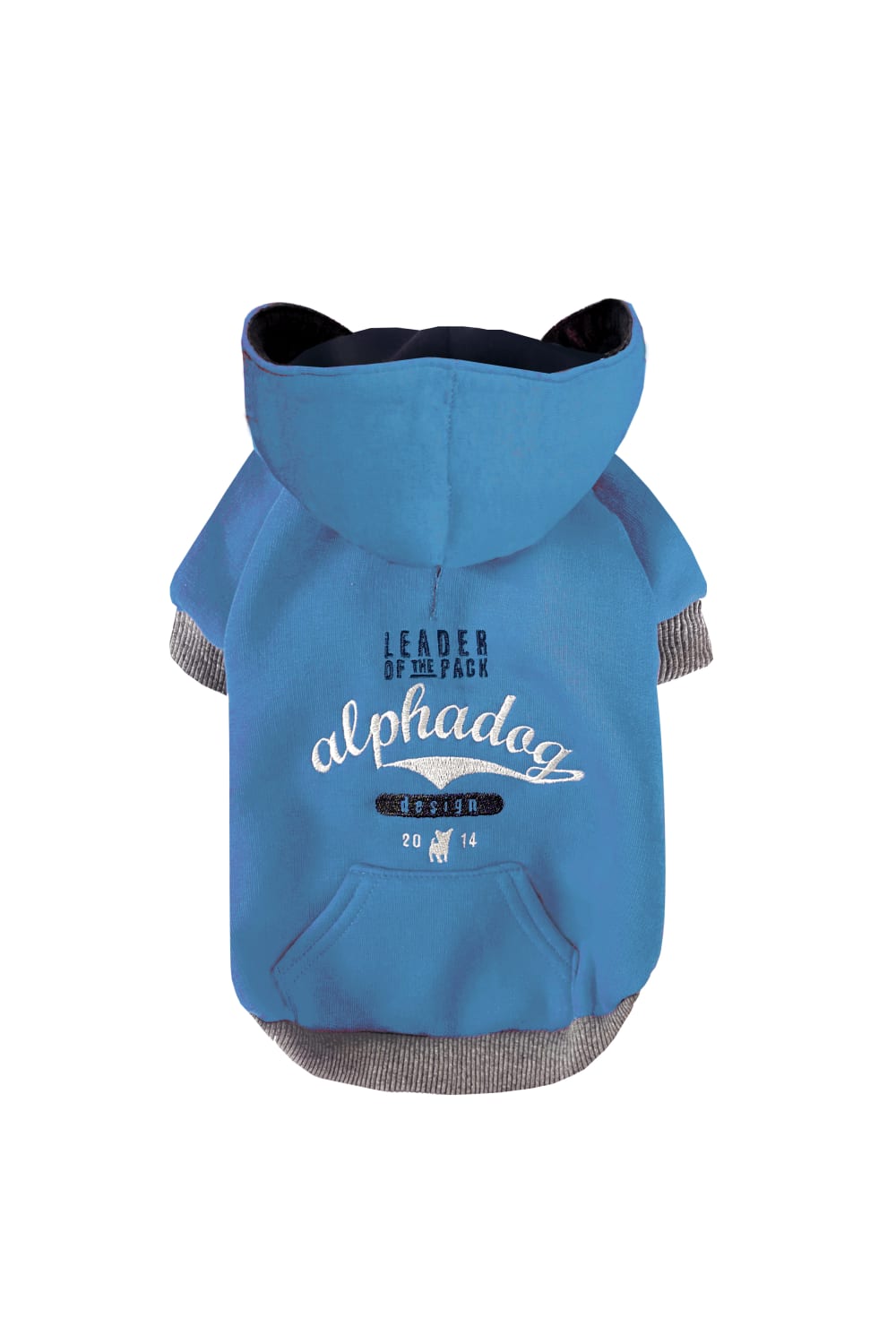 Alphadog Design-Leader Blue Pet Sweatshirt-Köpek-1-roqelvaxirum.shop
