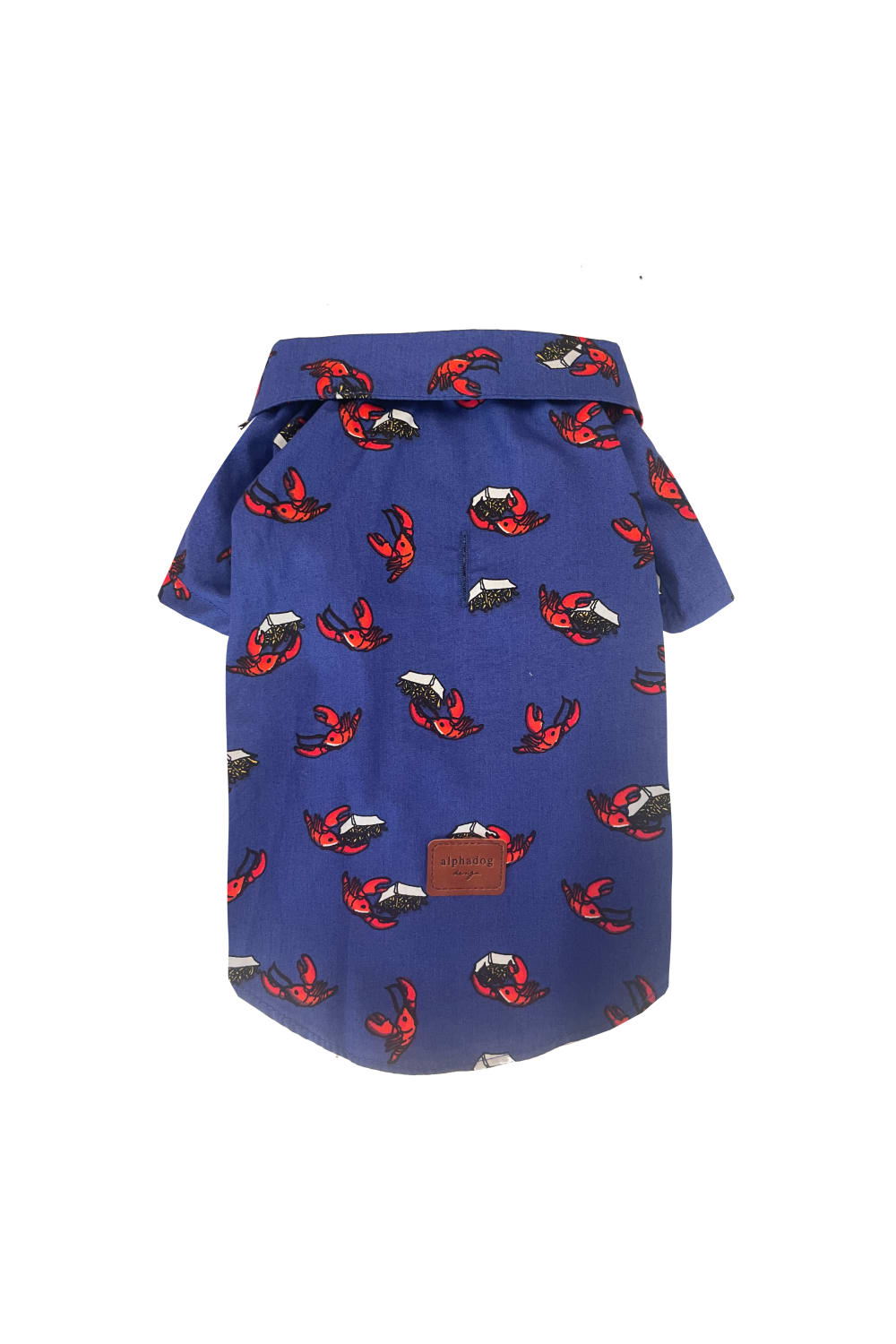 Alphadog Design-Lobster Blue Pet Gömlek-Köpek-1-roqelvaxirum.shop