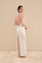 Alreves-Alba Low-cut Long Dress-Elbise-3-roqelvaxirum.shop