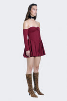 Alreves-Candela Burgundy Dress-Elbise-4-roqelvaxirum.shop