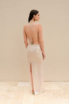 Alreves-Celeste Sequin Long Dress-Elbise-3-roqelvaxirum.shop