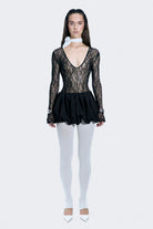 Alreves-Siena Lace Balloon Mini Dress-Elbise-2-roqelvaxirum.shop