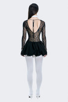 Alreves-Siena Lace Balloon Mini Dress-Elbise-3-roqelvaxirum.shop