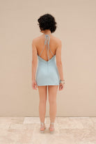 Alreves-Vereno Low-cut Short Dress-Elbise-4-roqelvaxirum.shop