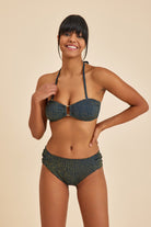 Amarelle-Maldives Lacivert Straplez Boyundan Bağlamalı Pedli Bikini Üst-Bikini & Mayo-4-roqelvaxirum.shop