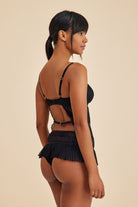 Amarelle-Roma Siyah Balenli Dantel Detaylı Babydoll-Babydoll-8-roqelvaxirum.shop