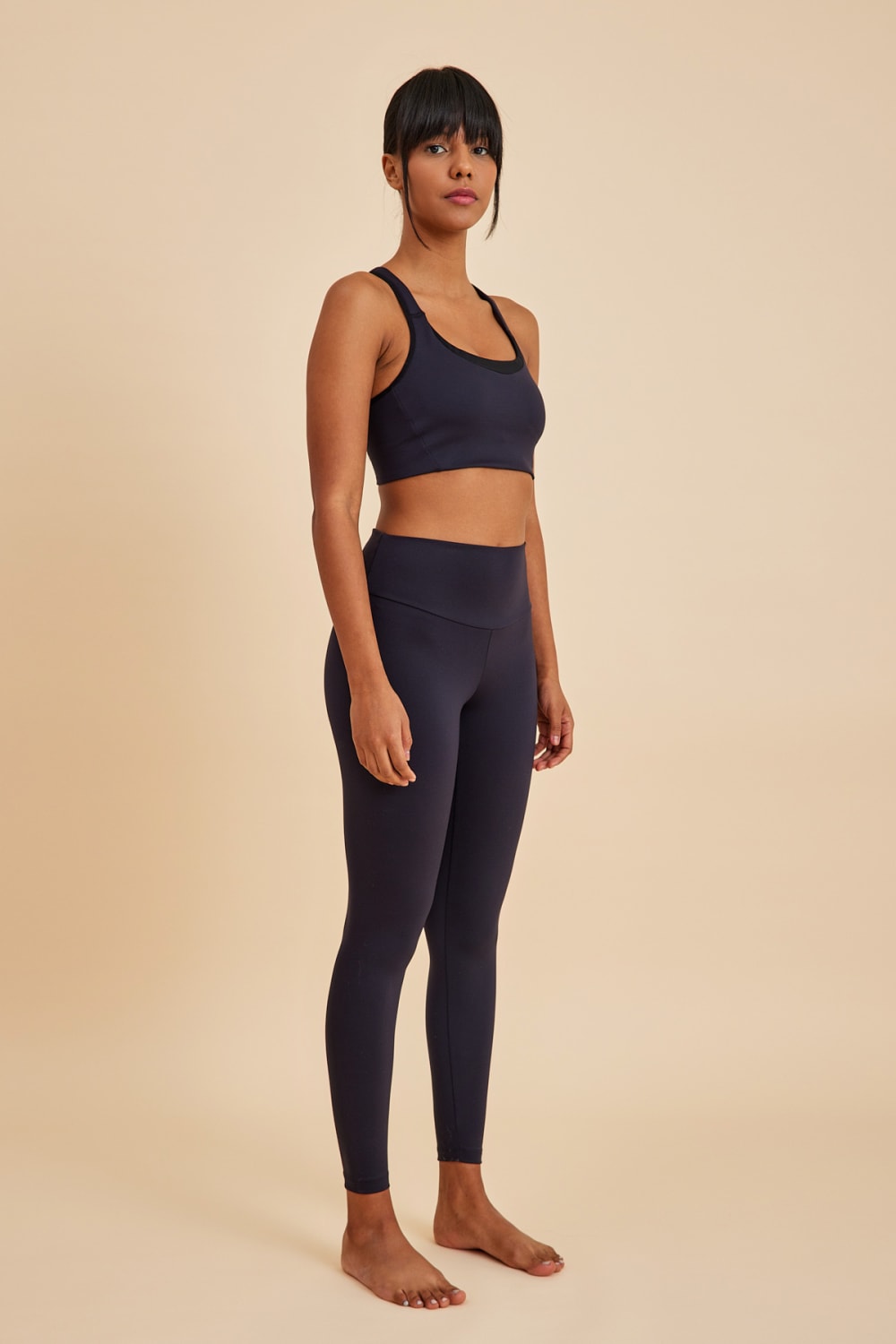 Amarelle-Sportive Siyah Light Touch Uzun Toparlayıcı Spor Taytı-Top-1-roqelvaxirum.shop