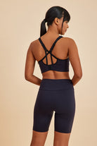 Amarelle-Sportive Siyah Light Touch Kısa Toparlayıcı Spor Taytı-Activewear-3-roqelvaxirum.shop