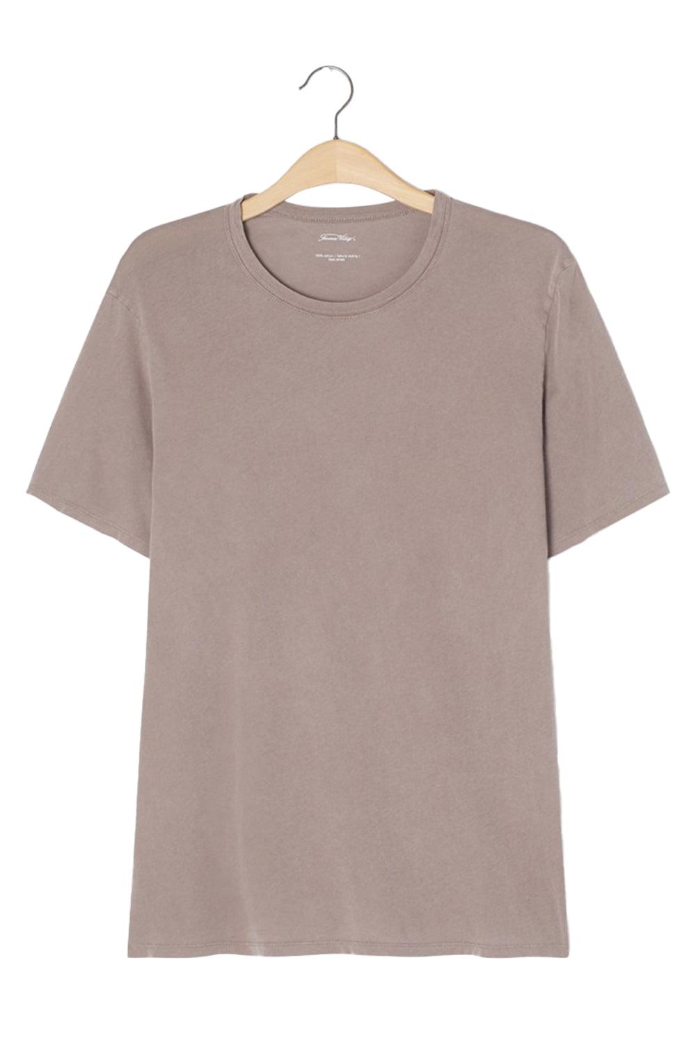 American Vintage-Devon Kahverengi T-Shirt-T-Shirts-5-roqelvaxirum.shop