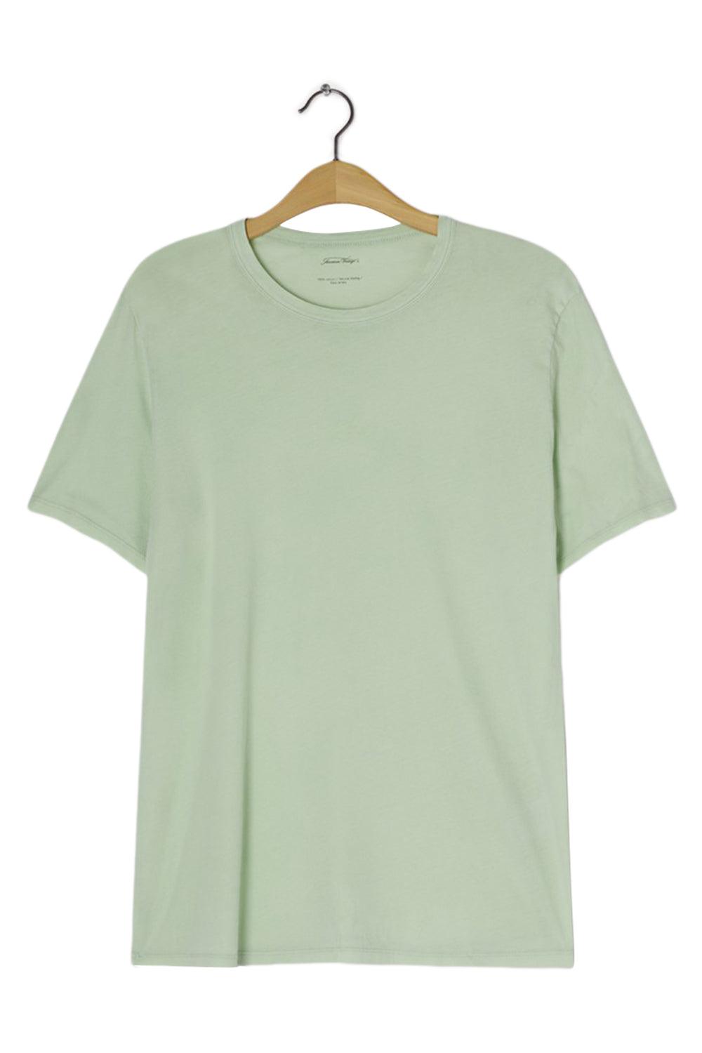 American Vintage-Devon Mint Tshirt-T-Shirts-1-roqelvaxirum.shop